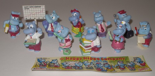 Komplett satz happy hippo - "happy,