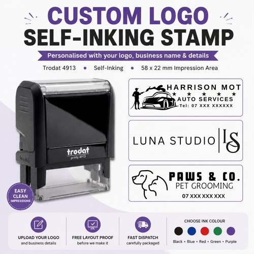 Individueller logo stempel - individueller,