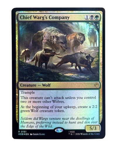 Mtg chief warg - warg's, company