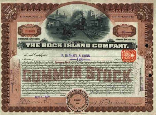 Rock island company 1910 - island, new