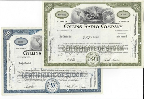 Collins radio company - 2, x